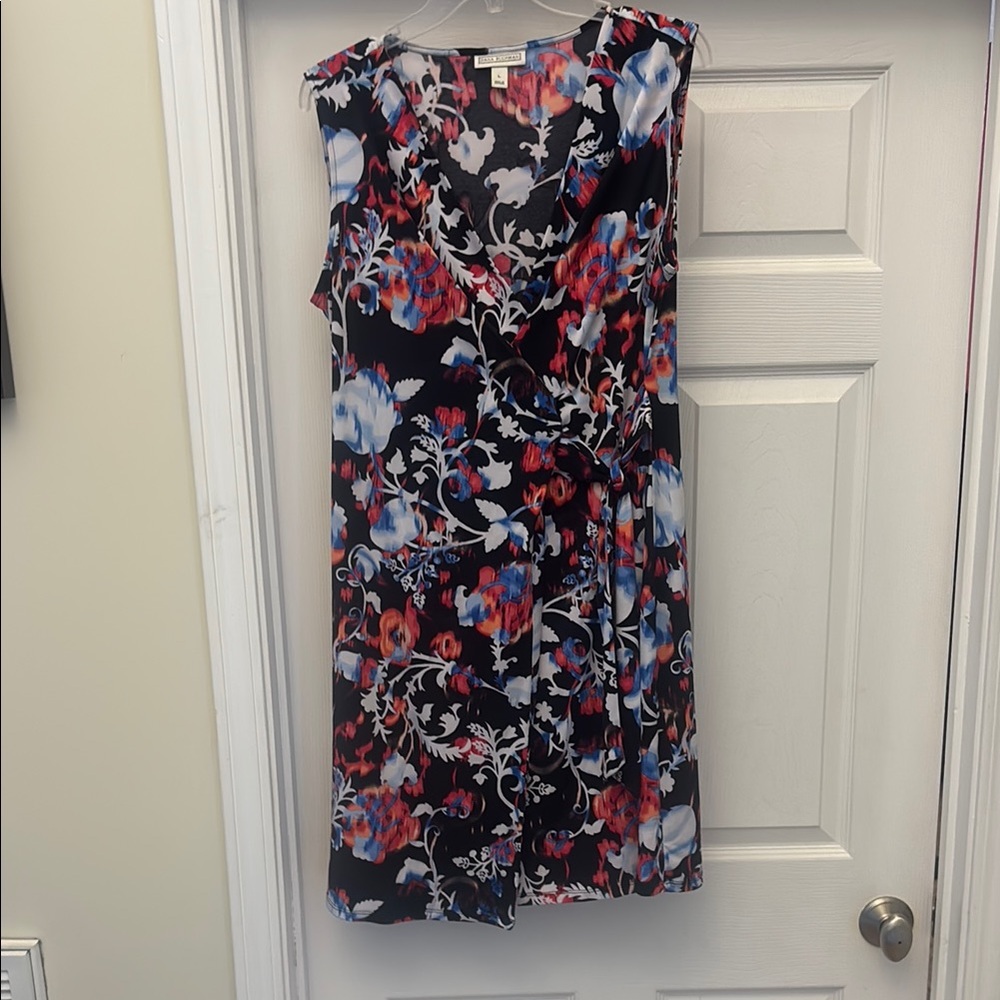 Dana Buchman Floral Midi Dress size large